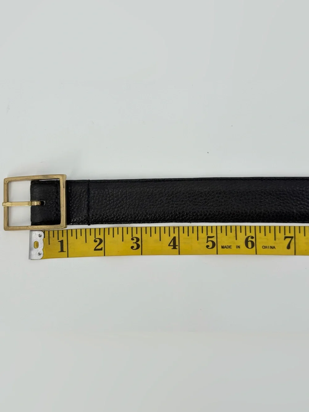 Bosca Wilson’s Leather Black Mens Vintage Belt 34 Pebbled Leather